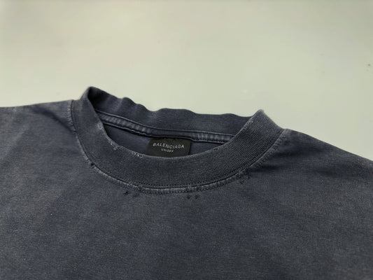 Tape Type T-Shirt Medium Fit in black vintage jersey