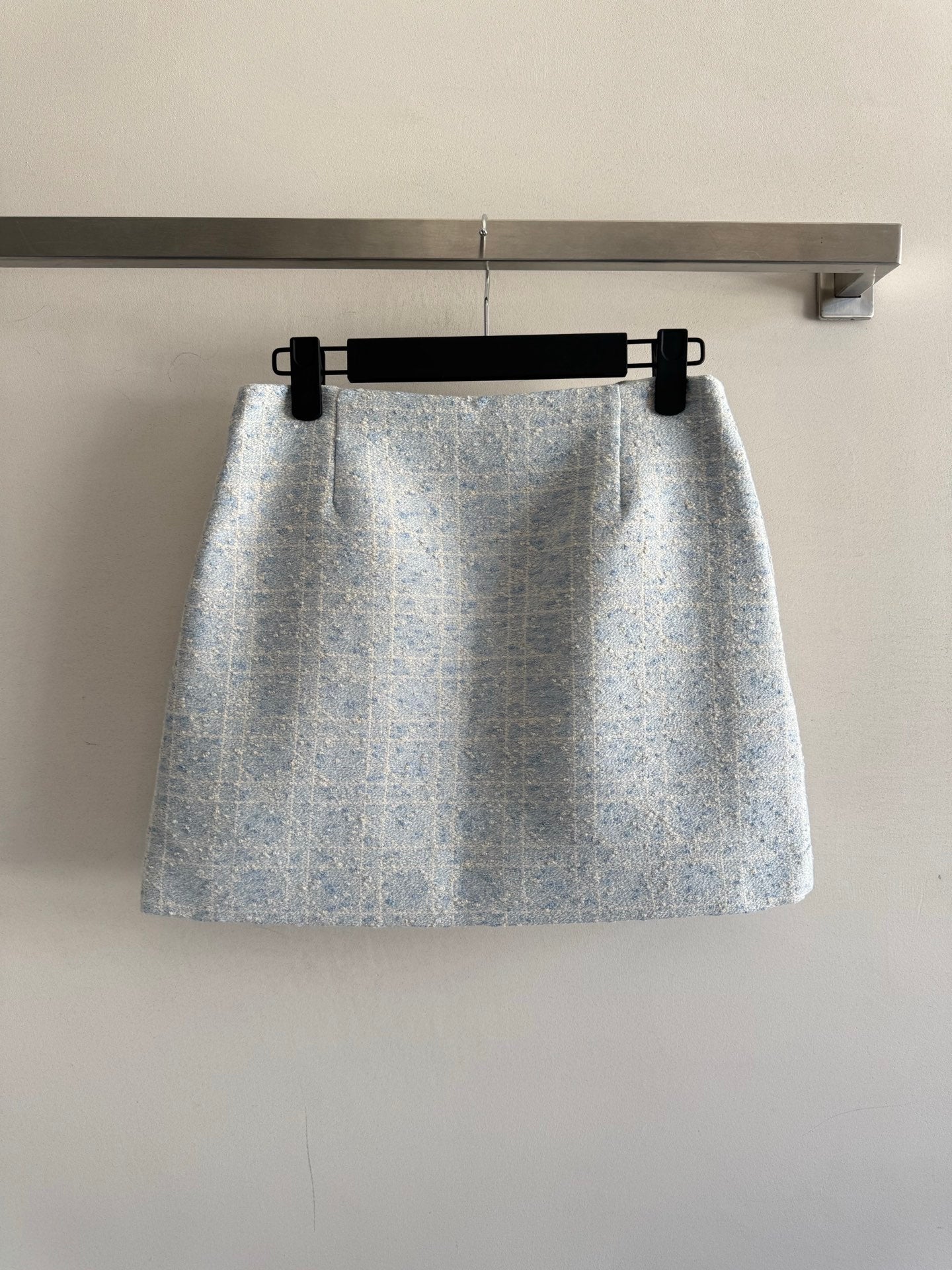 25th New Limited Edition Glacier Blue Rattan Check Classic Skirt