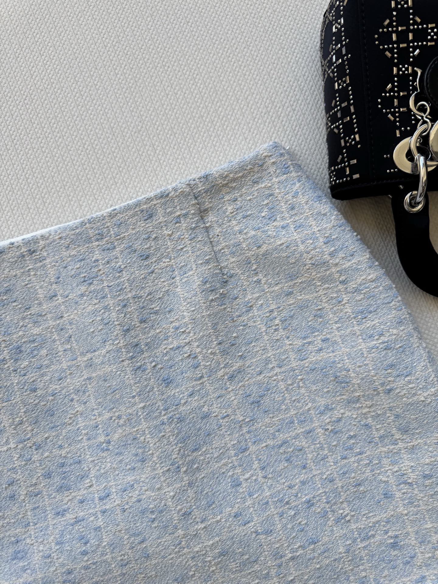 25th New Limited Edition Glacier Blue Rattan Check Classic Skirt