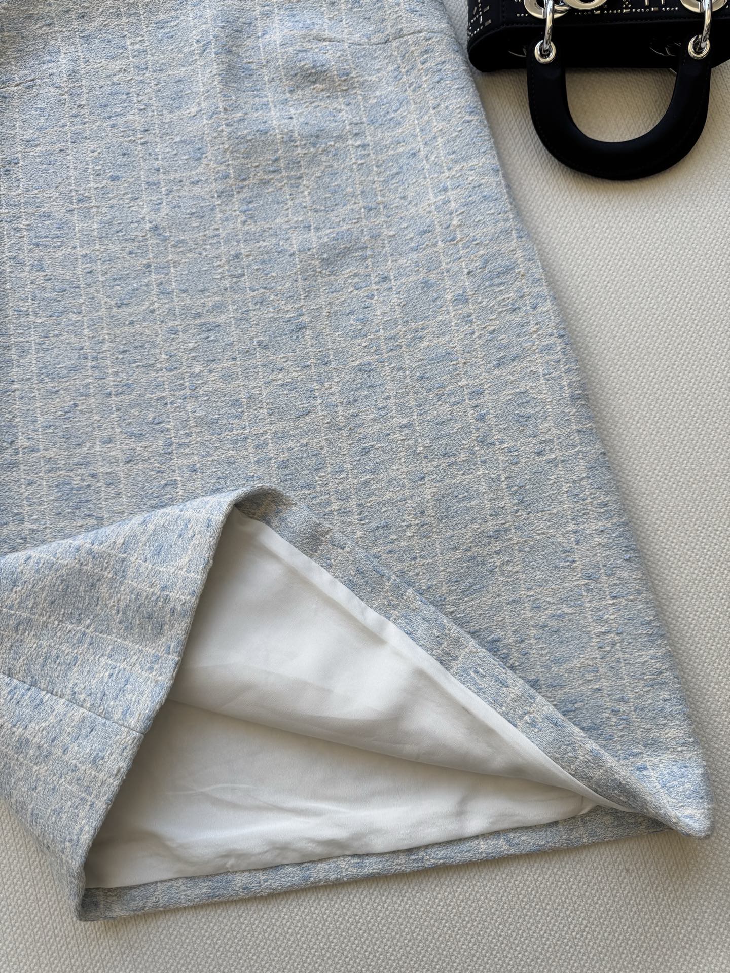 New limited edition glacier blue Princess Diana rattan check slip dress.