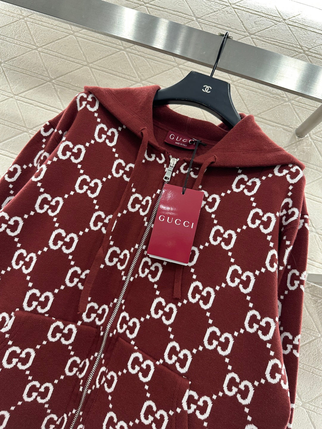 🎄Xmas🎄25FW New Reversible Knit Hooded Jacket