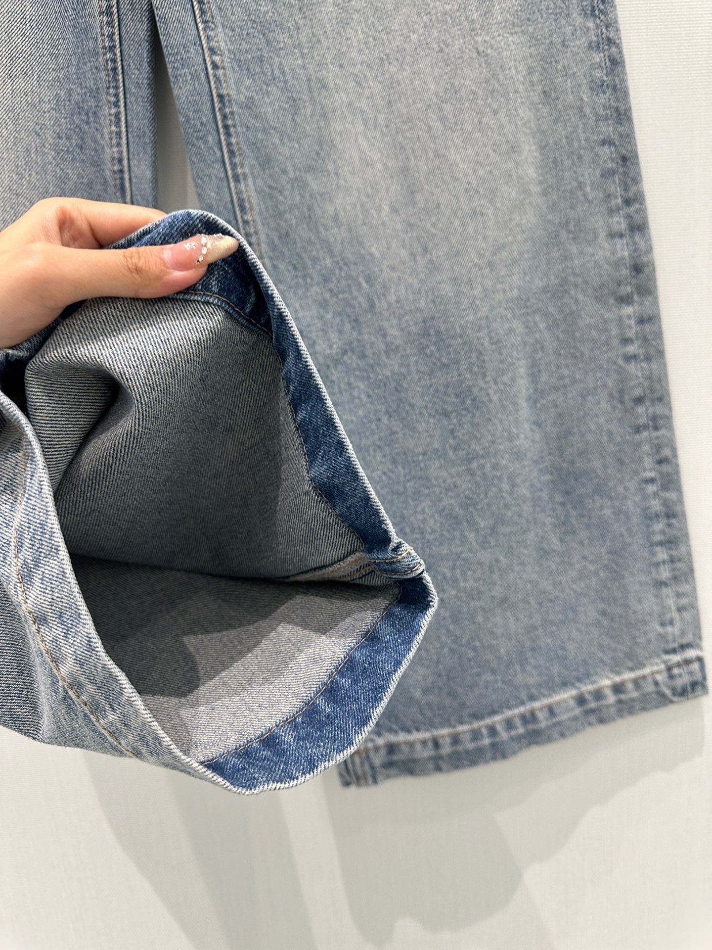 26SS NEW coffee logo custom embossed jeans