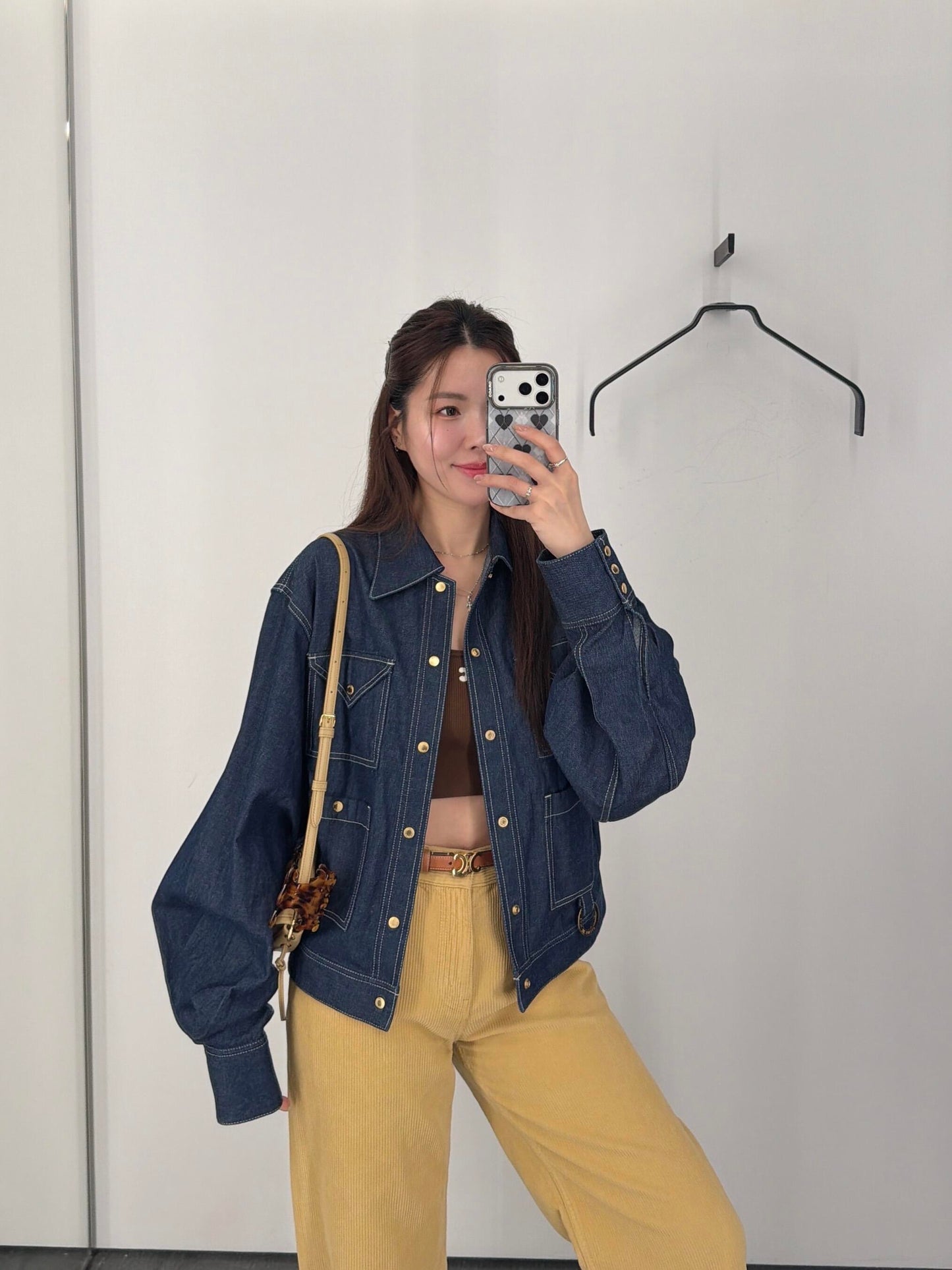 🔥Highest Quality🔥26SS NEW Denim jacket with triangle pockets