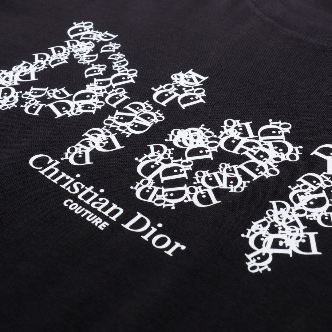 Presbyopic letter short-sleeved T-shirt