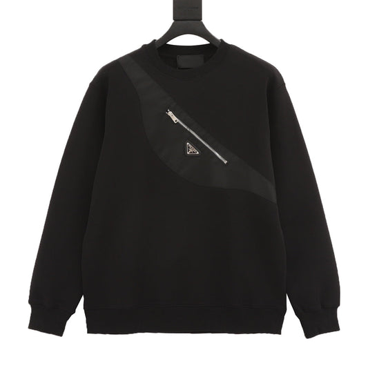 Sudadera con cuello redondo para llevar con mochila