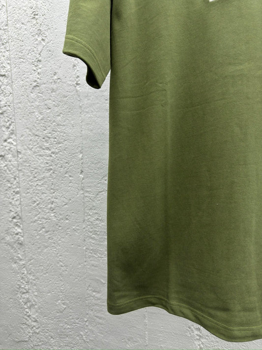 Wasserlöslicher, gestickter Logo-Kurzarm-Artikel