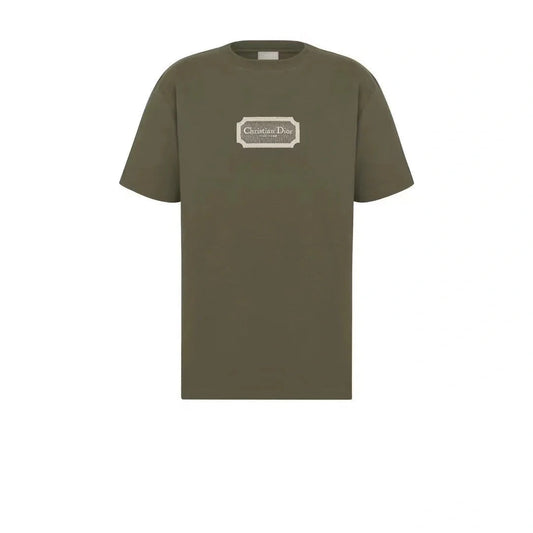 Wasserlöslicher, gestickter Logo-Kurzarm-Artikel