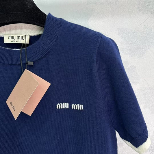 New style knitted short sleeves for early spring