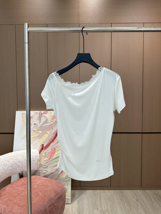 New Arrival Splicing Short Sleeves