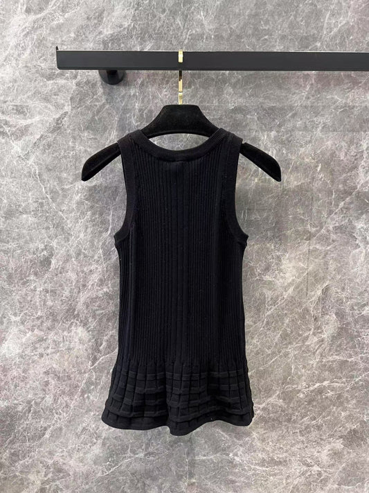 Jacquard-Strickweste