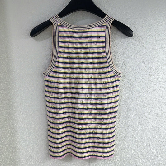 New Arrival Striped knit tank top