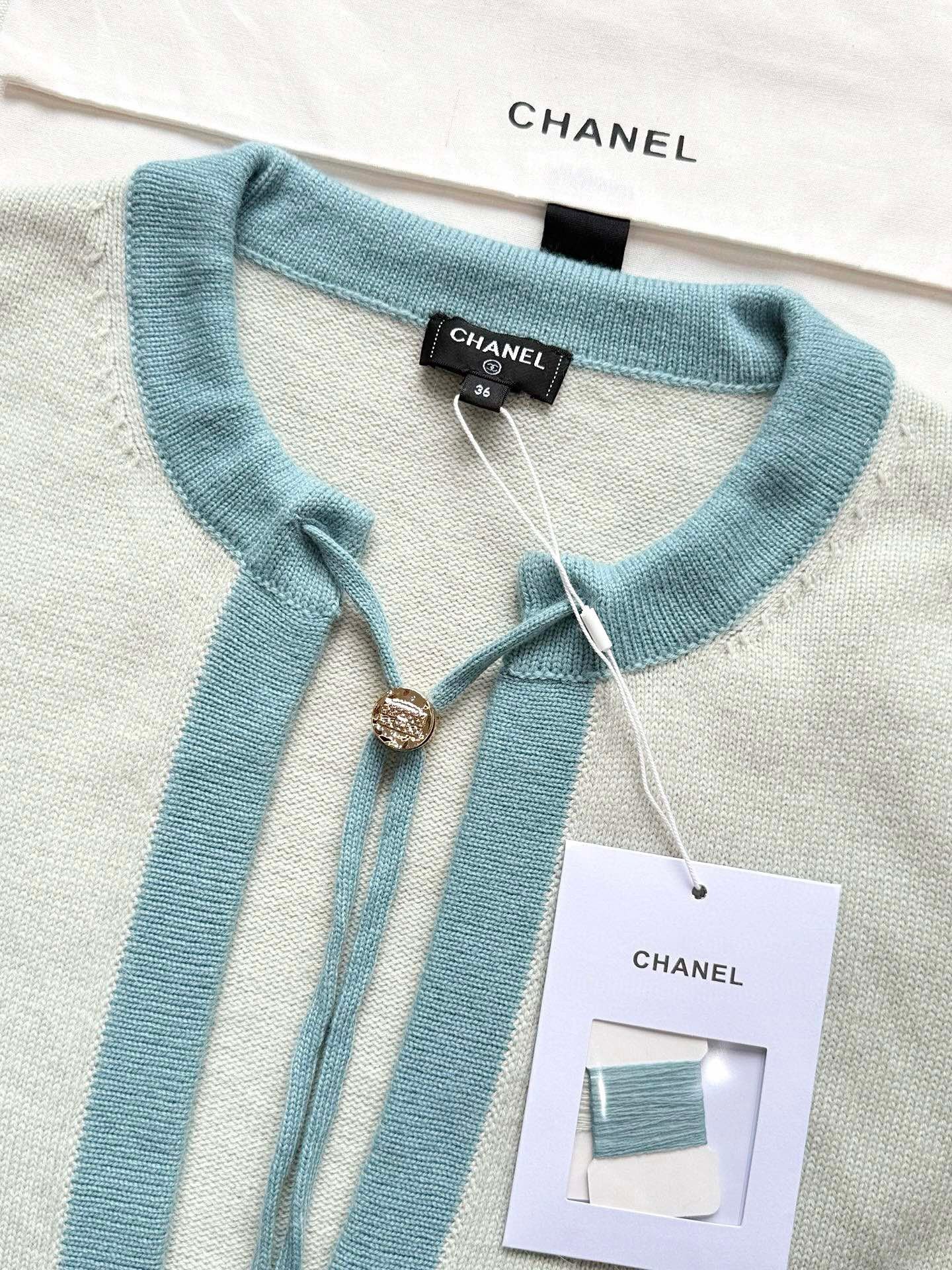 Lace-up color-blocked knit cardigan