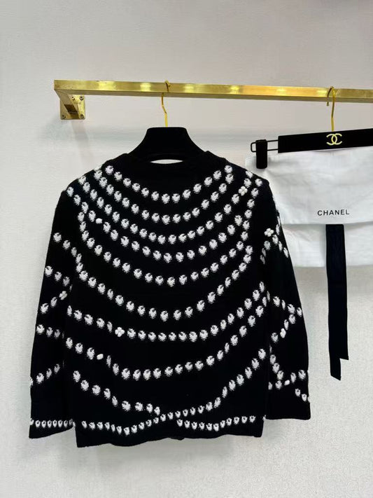 25P black pearl cardigan