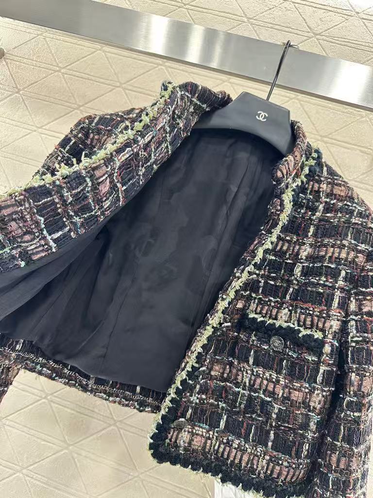 Plaid Braided Dress, Jacket, and Skirt Set