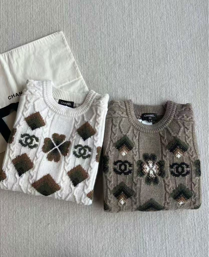 Ski Collection Jacquard Crew Neck Sweater