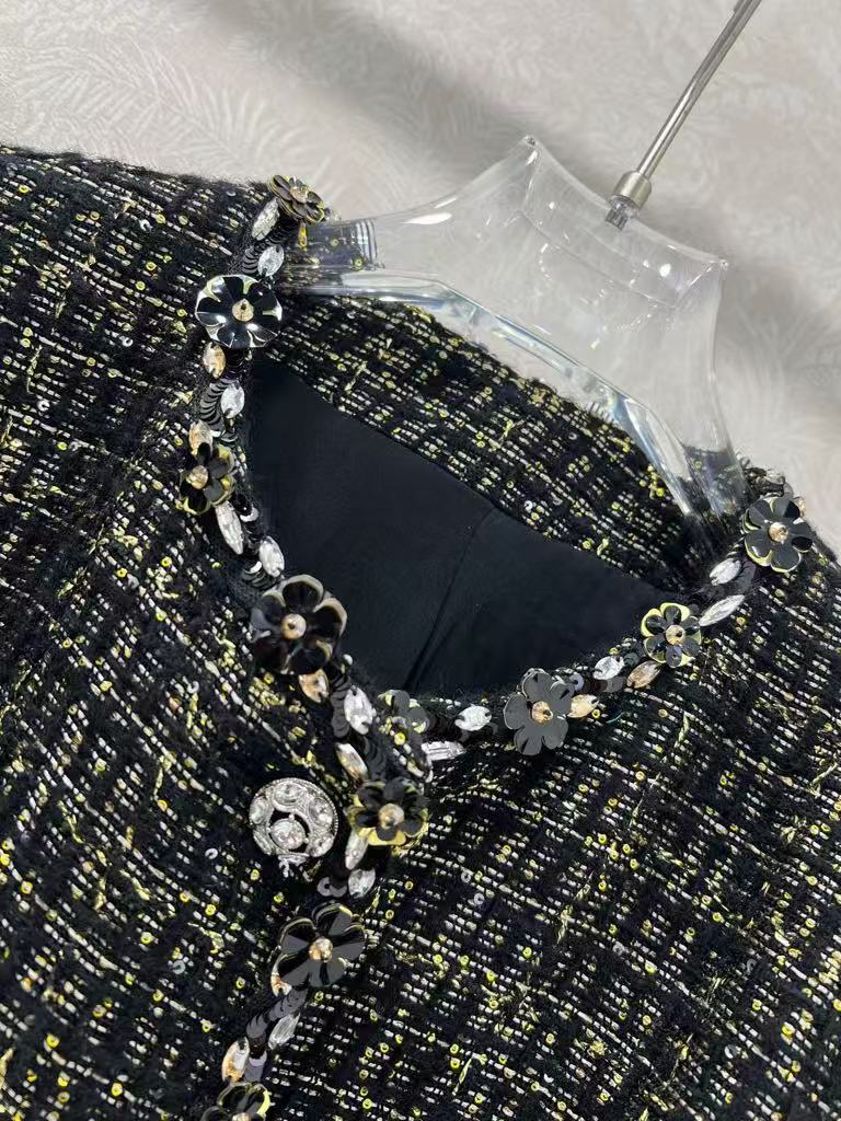 Heavy beaded jacket lining