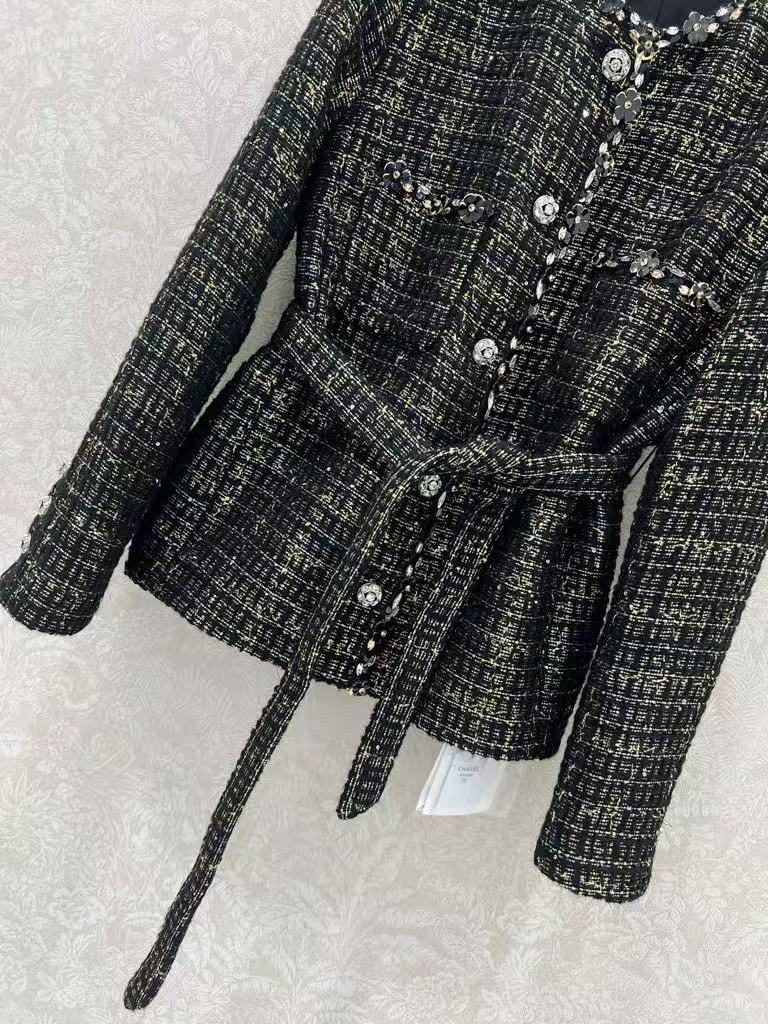 Heavy beaded jacket lining