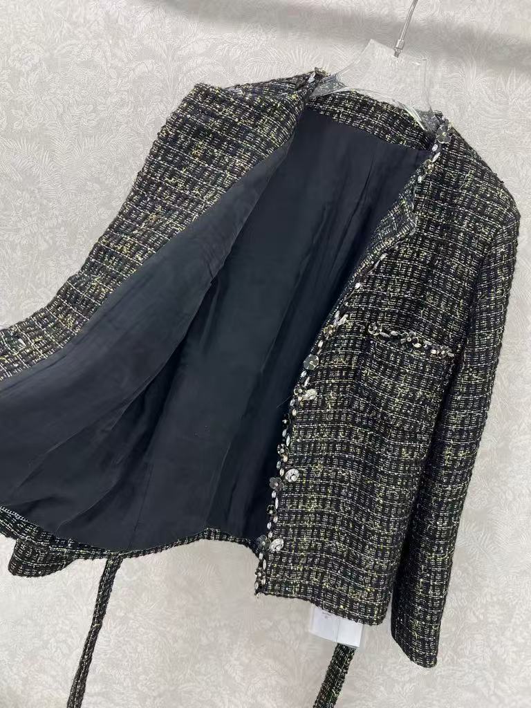 Heavy beaded jacket lining