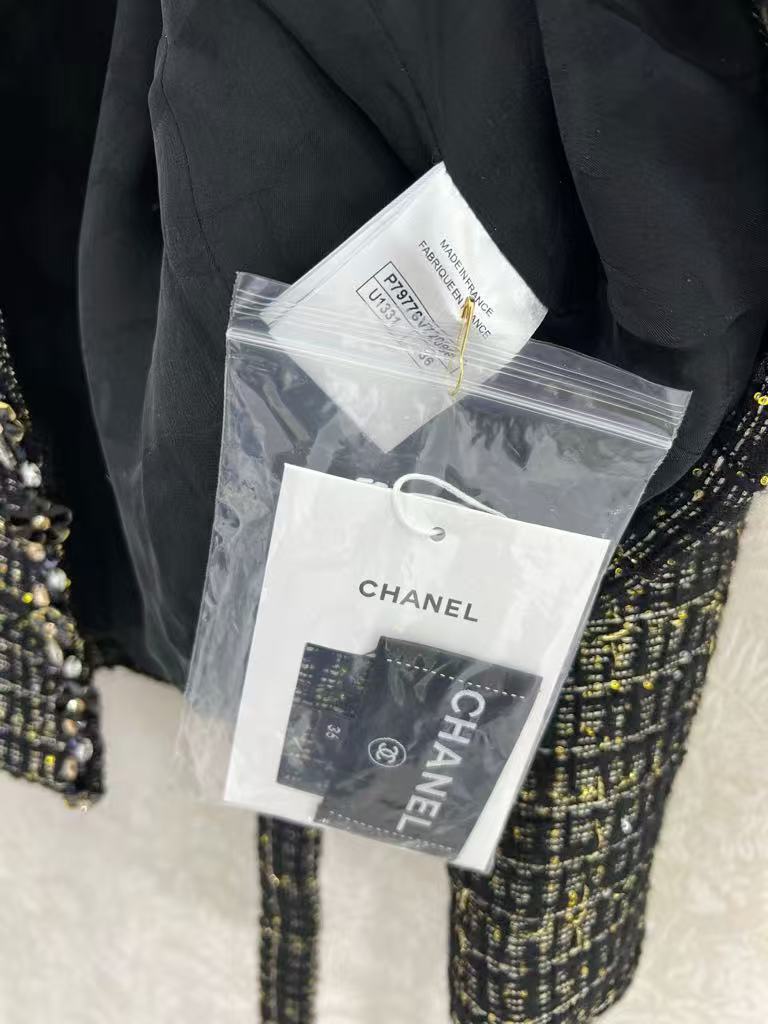 Heavy beaded jacket lining