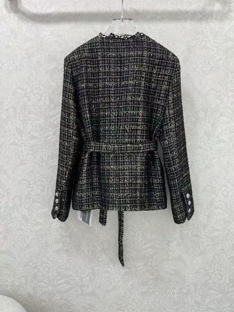 Heavy beaded jacket lining