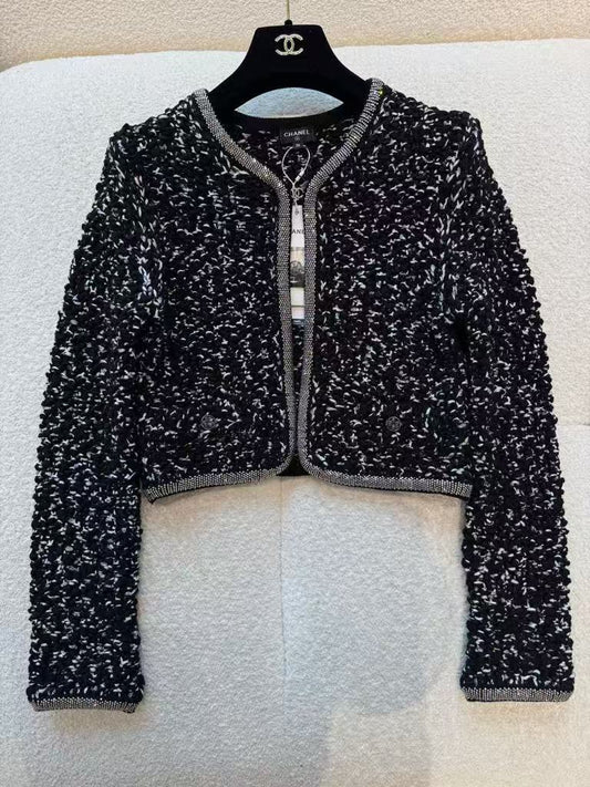 New autumn and winter heavy-duty rhinestone jacket