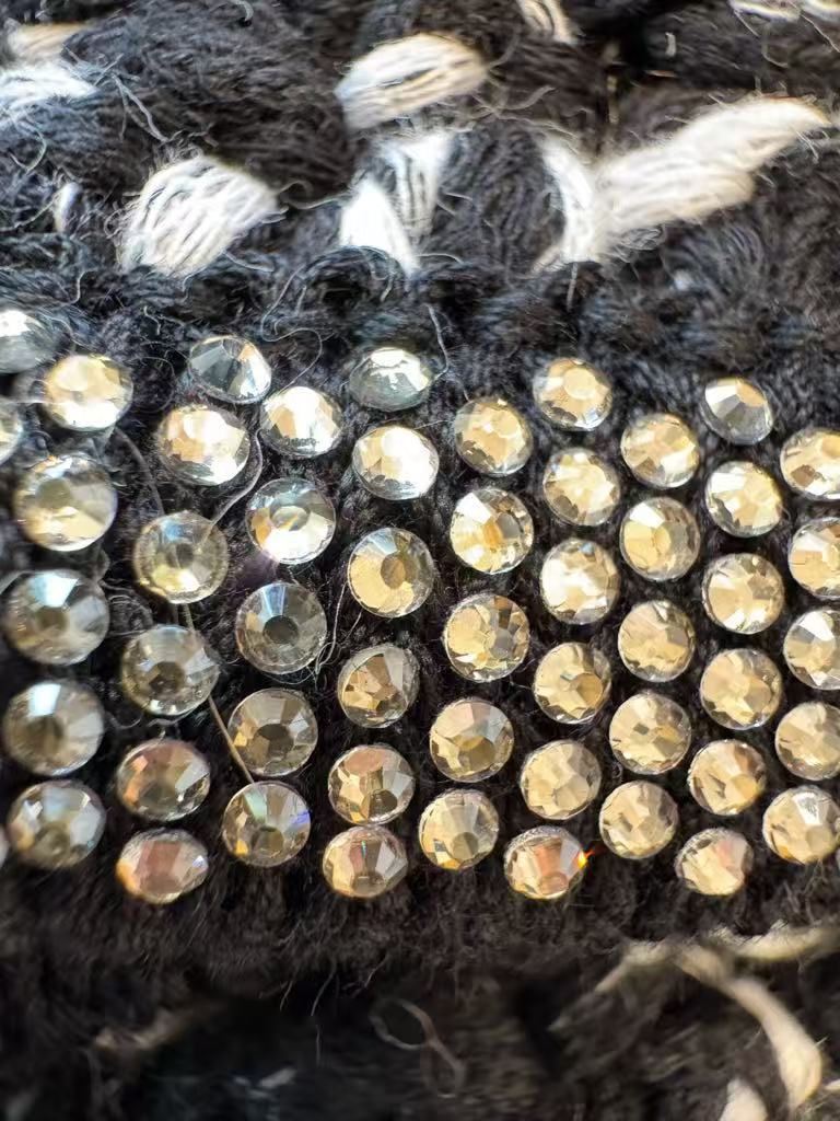 New autumn and winter heavy-duty rhinestone jacket