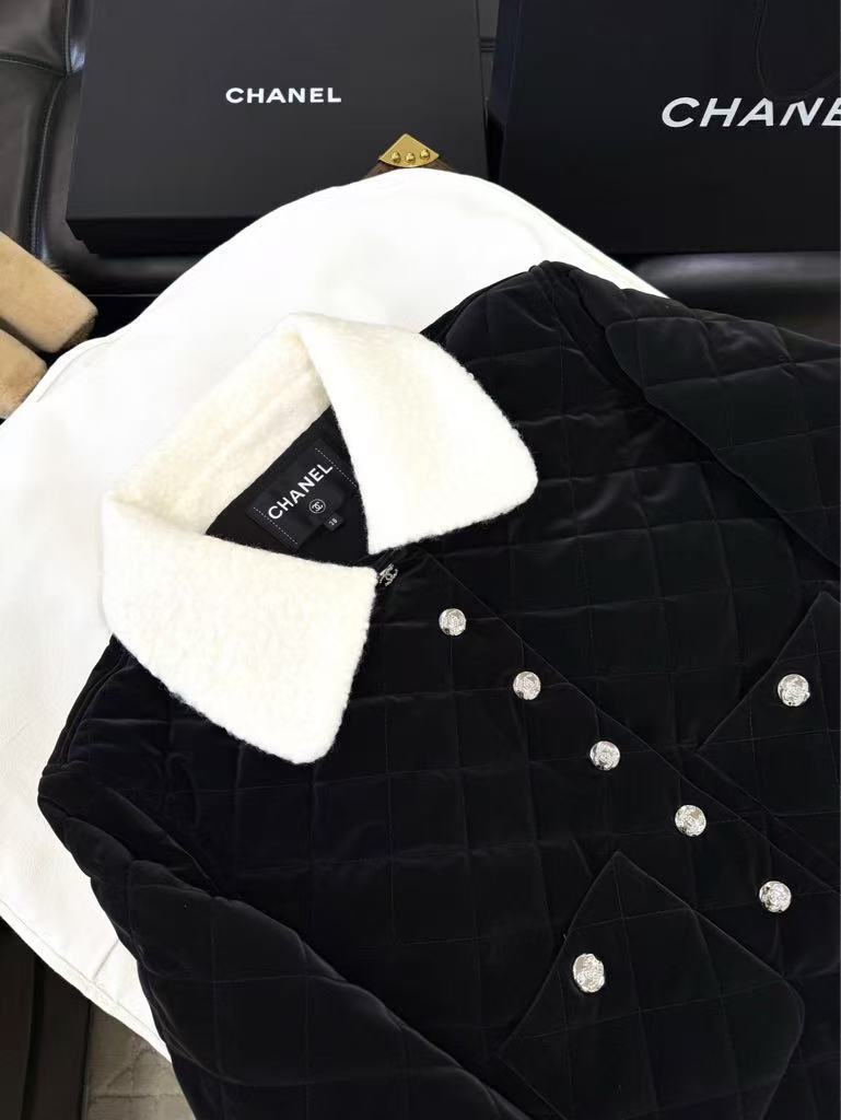 Lambswool short cotton jacket