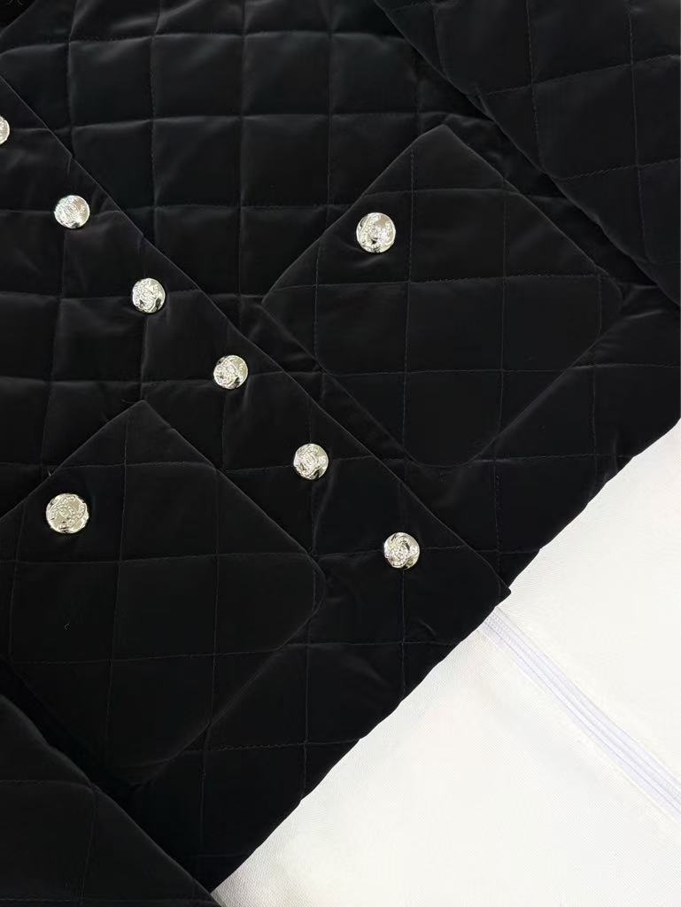 Lambswool short cotton jacket