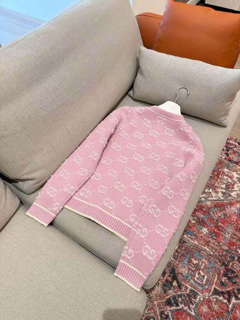 Full jacquard cardigan