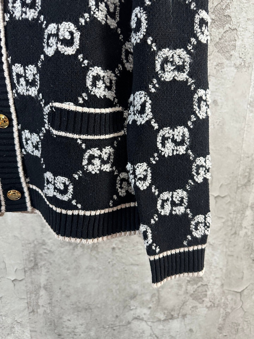 🔥HOT🔥25FW new logo jacquard cardigan