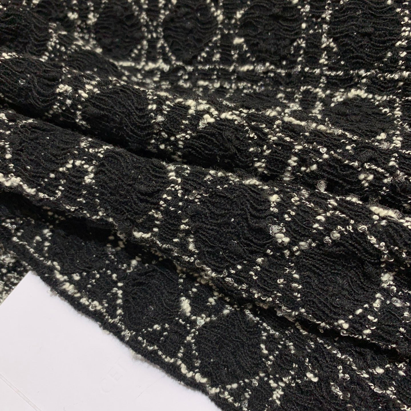 25FW rhombus letter logo button double pocket knitted cardigan