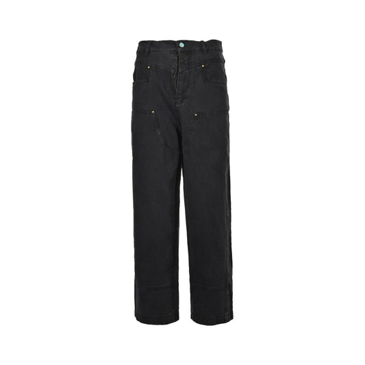24Fw Tessellierte Dunkle Arbeitsjeans