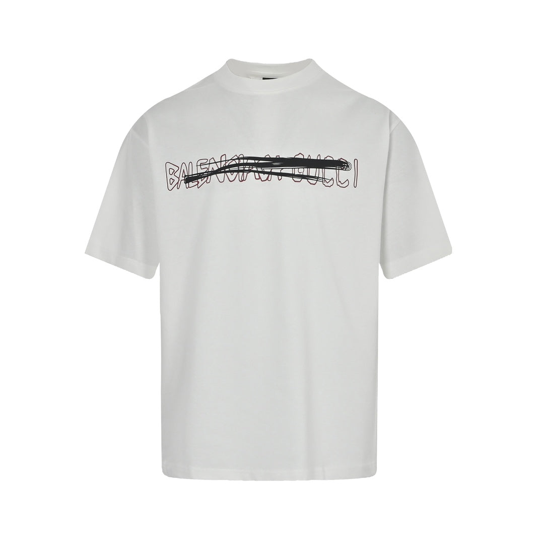 Joint style graffiti short sleeves