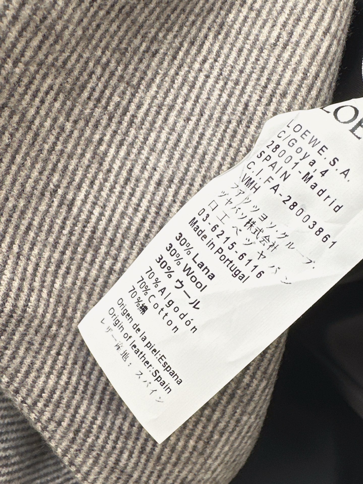 25FW autumn and winter latest style logo leather pocket decorated suit jacket