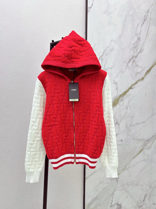 25FW latest style classic cardigan with contrasting colors
