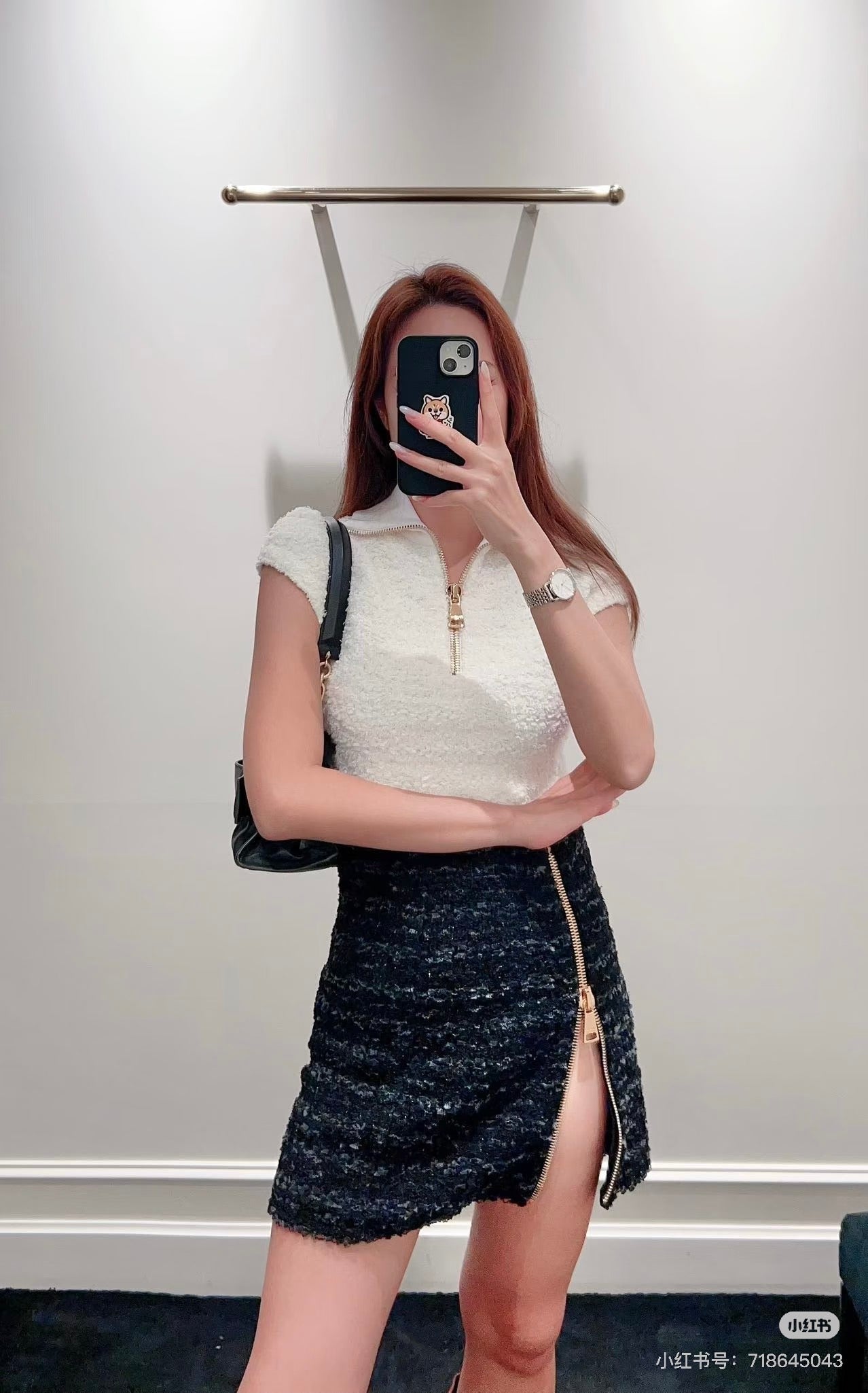 25FW latest half-cardigan sleeveless sweater