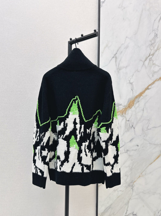 25FW jacquard cardigan jacket