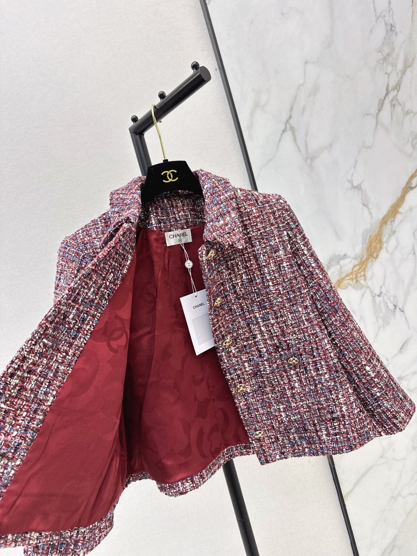 26SS tweed jacket