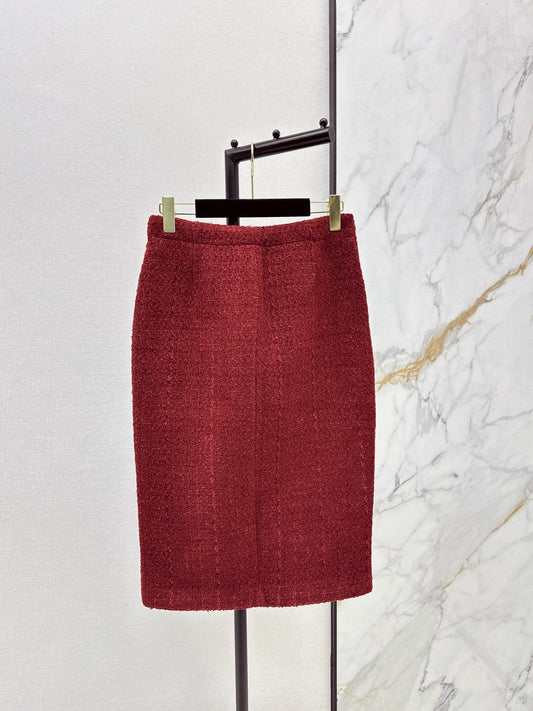 25FW woven A-line skirt