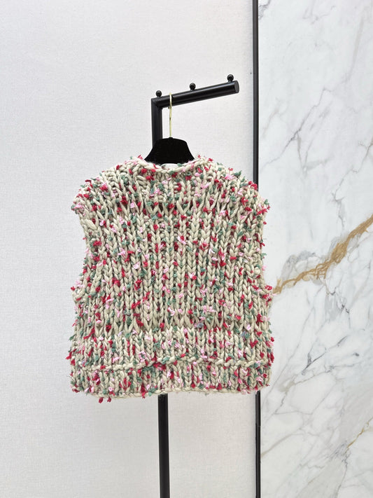 25FW vintage knit vest