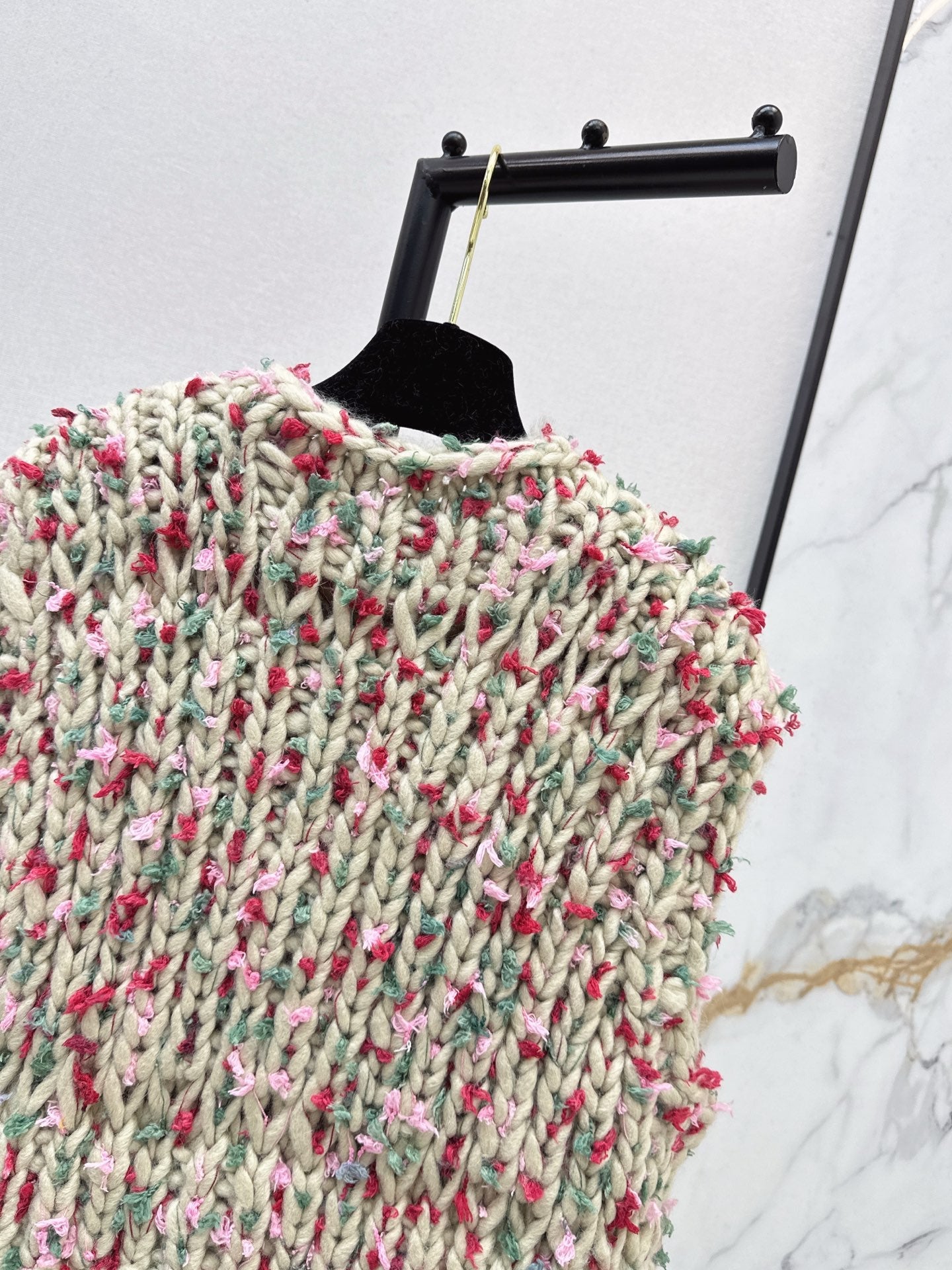 25FW vintage knit vest