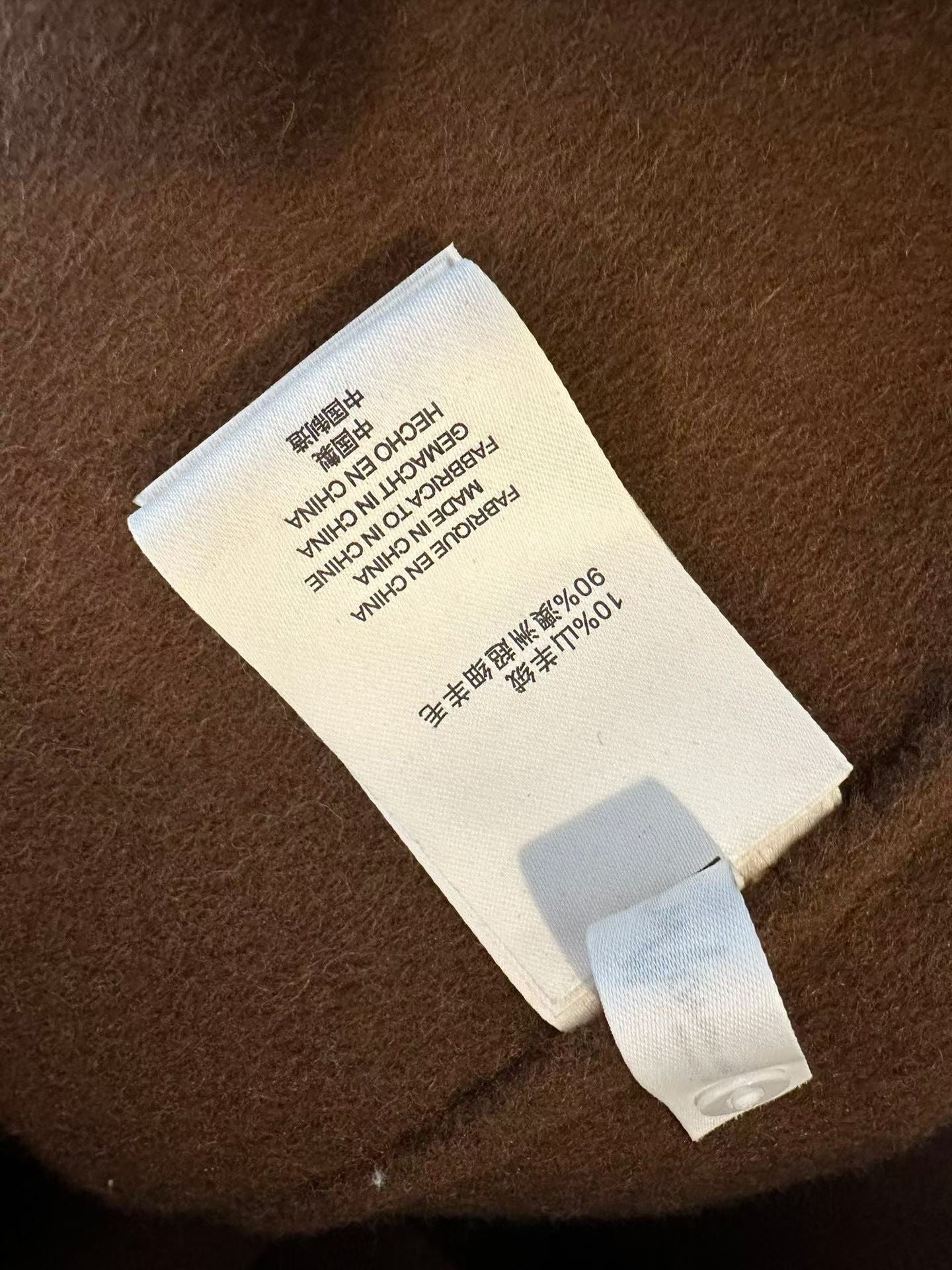 25FW NEW Fox Wool Cashmere Coat