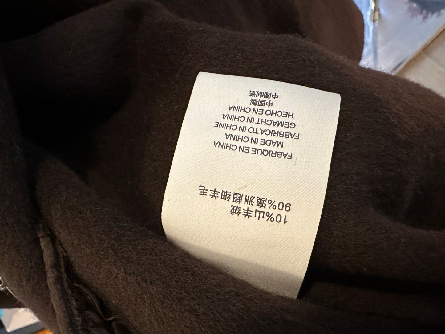 25FW NEW double-sided wool cape paired with Finnish snow fox scarf and cashmere coat