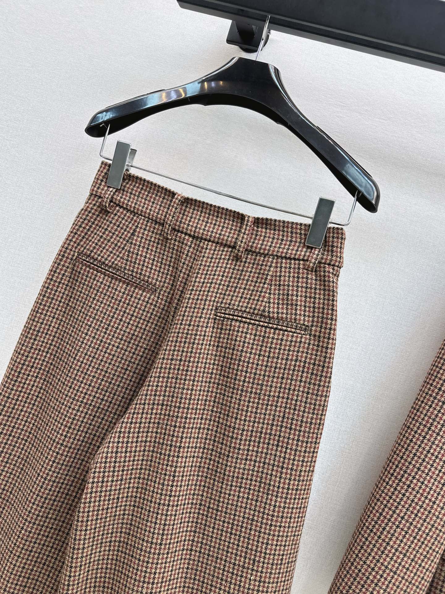 25FW check dress pants
