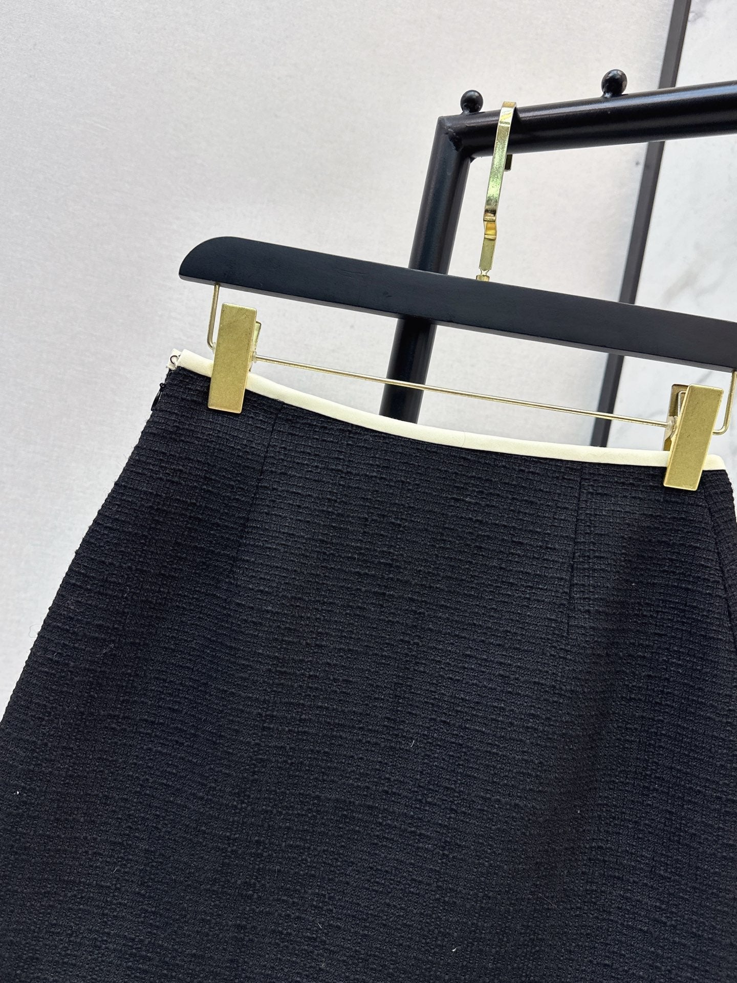 26SS woven A-line skirt