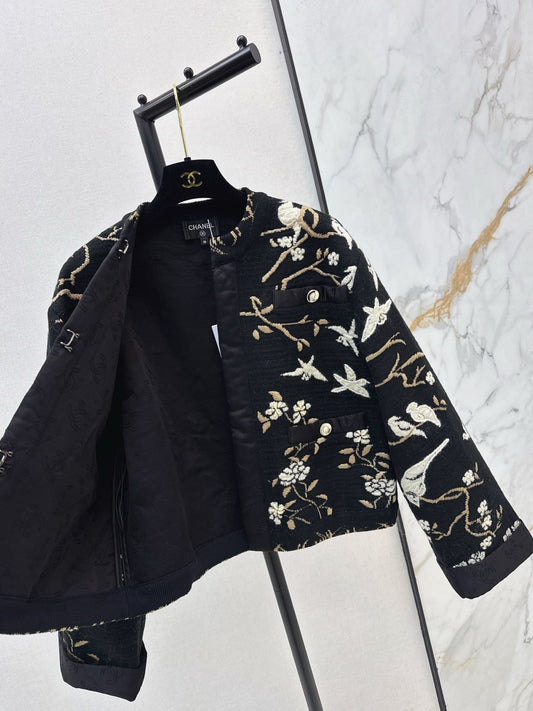 26SS embroidery jacquard jacket