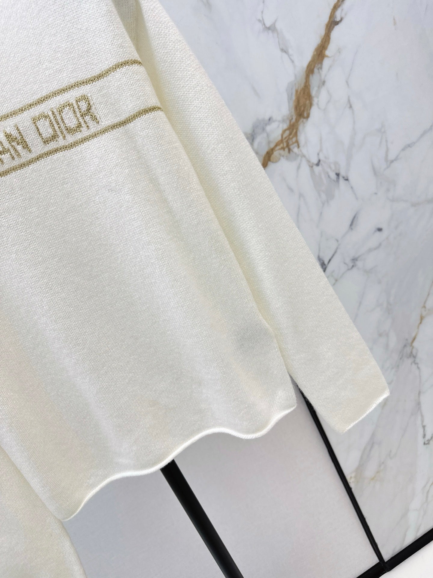 26SS embroidery cashmere sweater