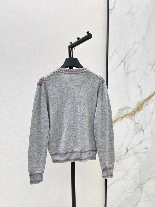 26SS jacquard sweater