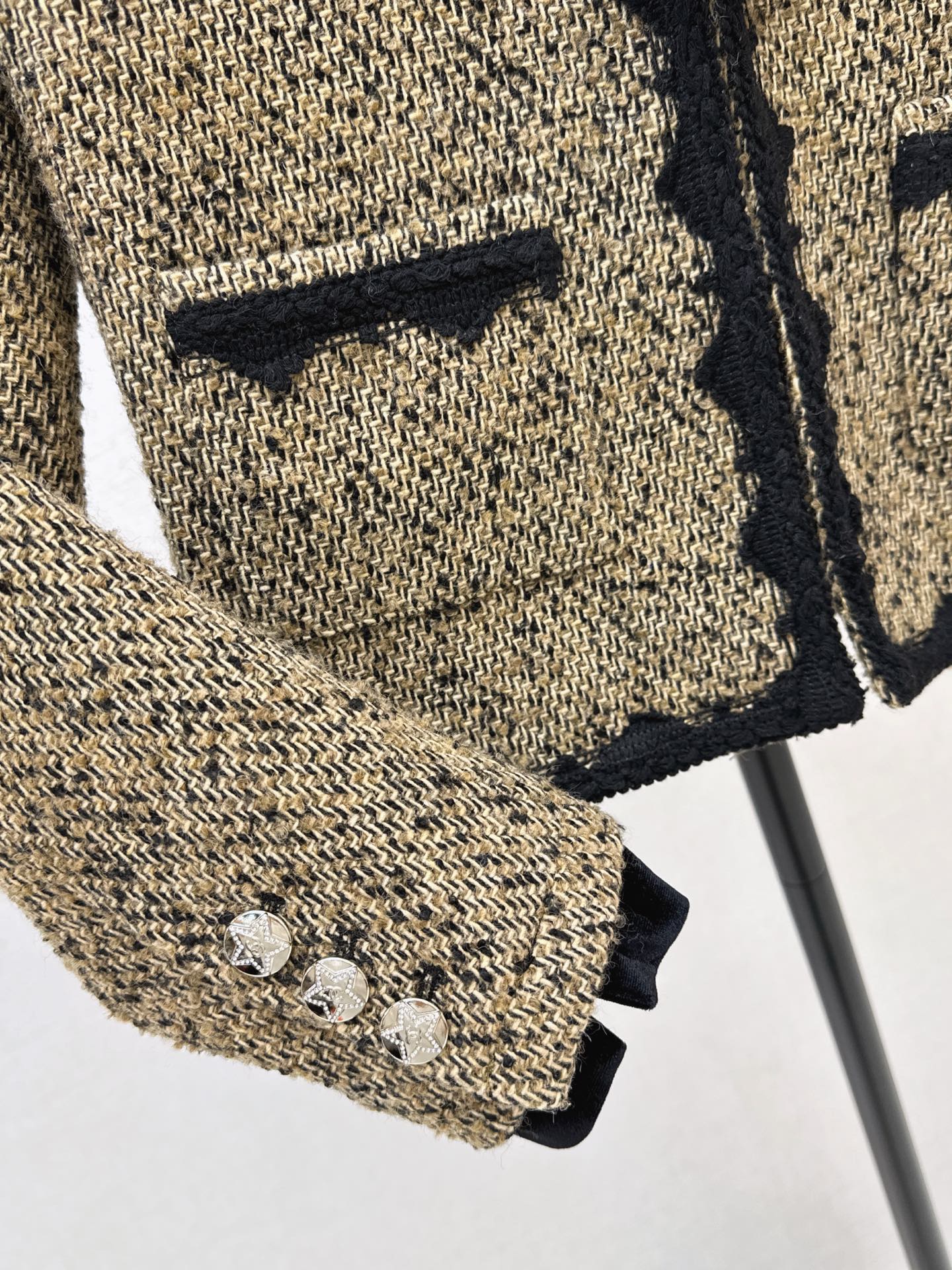 26SS NEW woven tweed jacket