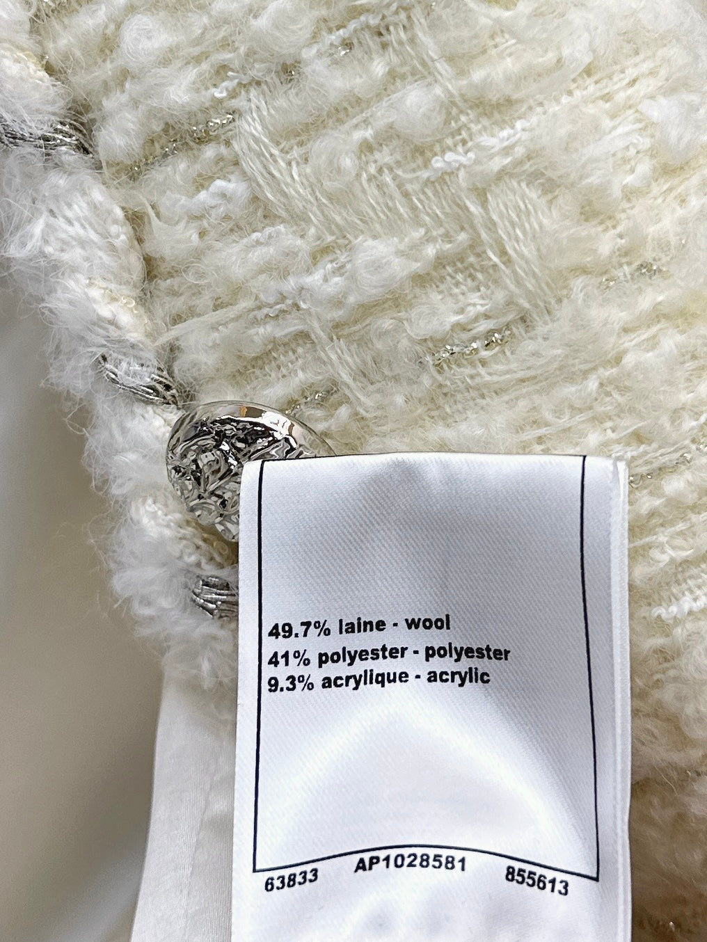 26SS NEUE gewebte Tweed-Jacke